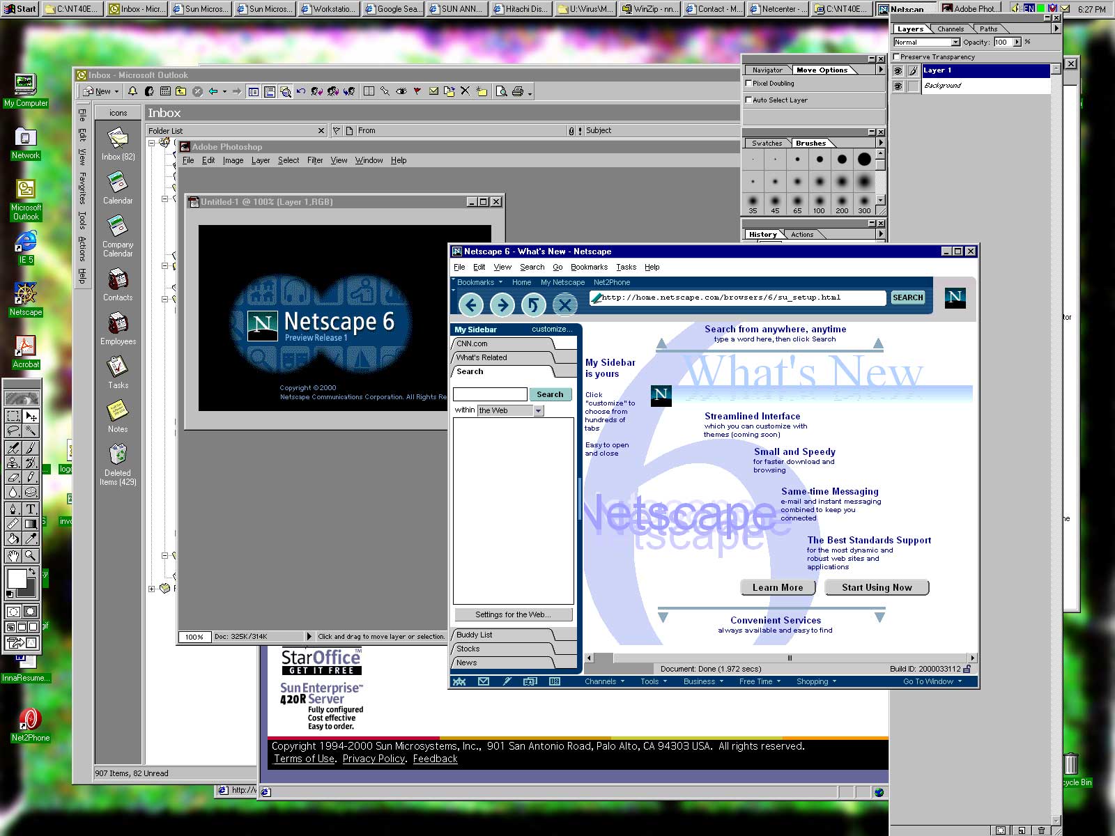 Netscape 6 Screenshot